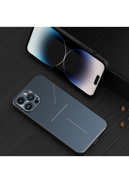 iPhone 14 Pro Max Için R-Just RJ52 Metal Tpu Telefon Kılıfı (Yurt Dışından)