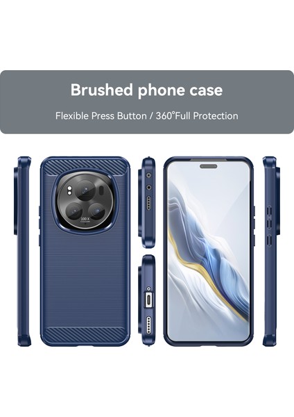 Honor Magic 6 Pro Için Fırçalanmış Dokulu Tpu Kılıf (Yurt Dışından) modelleri