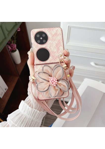 Huawei Pocket 2 Için Renkli Dokuma Iplik Çiçek Kılıfı (Yurt Dışından) fiyatları