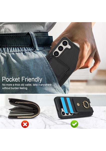 Samsung Galaxy S25+ 5g Için Halka Tutucu Telefon Kılıfı (Yurt Dışından) modelleri