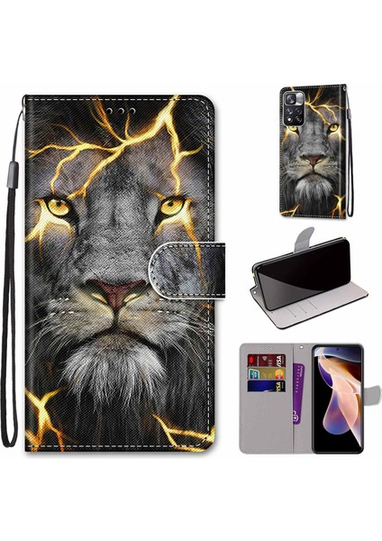 Xiaomi Redmi Note 11 Pro/11 Pro+ Için Renkli Çizim Kılıfı (Yurt Dışından)