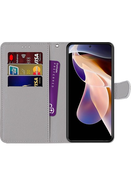 Xiaomi Redmi Note 11 Pro/11 Pro+ Için Renkli Çizim Kılıfı (Yurt Dışından) modelleri