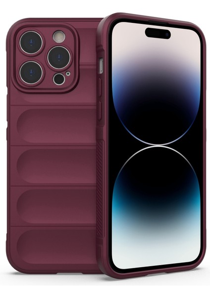 iPhone 14 Pro Için Tpu + Flann Telefon Kılıfı (Yurt Dışından)