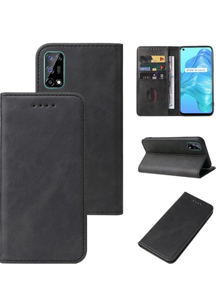 Realme V5 5g Için Deri Kılıf (Yurt Dışından)