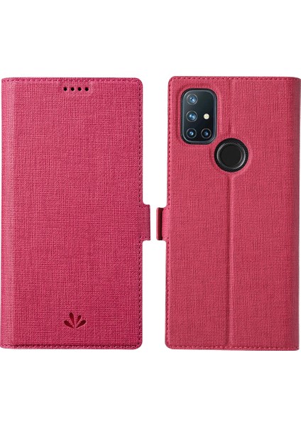 Oneplus Nord N10 5g Için K S Manyetik Toka Pu Kılıf (Yurt Dışından)