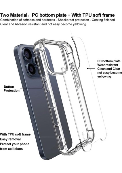 iPhone 16 Pro Için Imak Space Shid Telefon Kılıfı (Yurt Dışından) fırsatları
