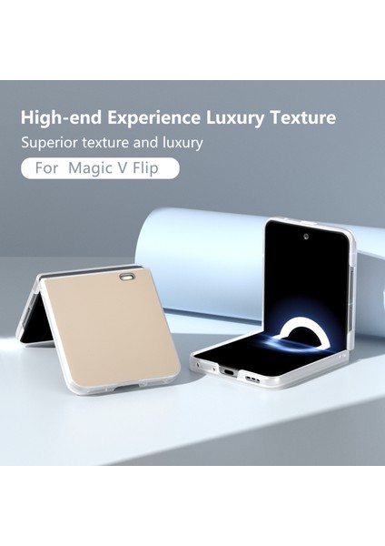 Honor Magic V Flip Için Abe Pu Deri Telefon Kılıfı (Yurt Dışından) modelleri