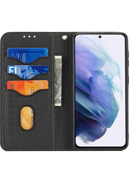 Samaung Galaxy S22 5g Için Dokuma Dokulu Telefon Pu Kılıf (Yurt Dışından) fırsatları