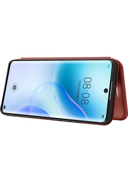 Huawei Nova 8 5g Karbon Fiber Manyetik Pu Kılıf Için (Yurt Dışından) fırsatları