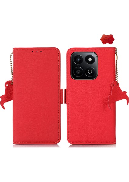 Honor Play 60 Plus / 200 Smart Için Yandan Manyetik Rfıd Kılıfı (Yurt Dışından)