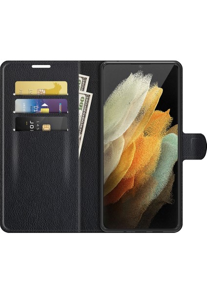 Samsung Galaxy S22 Ultra 5g Litchi Texture Flip Pu Kılıf Için (Yurt Dışından) modelleri