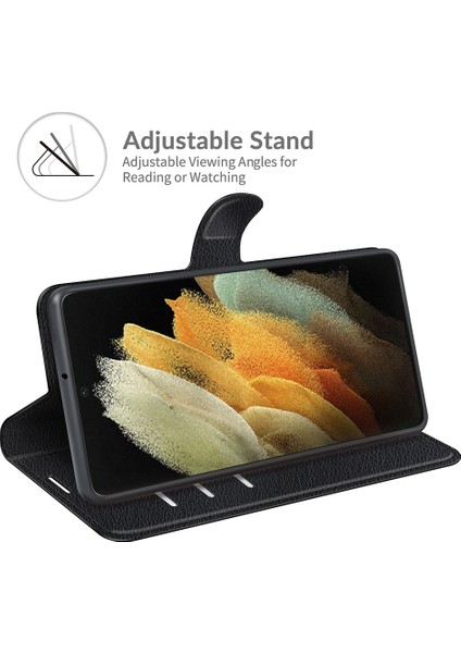 Samsung Galaxy S22 Ultra 5g Litchi Texture Flip Pu Kılıf Için (Yurt Dışından) fırsatları