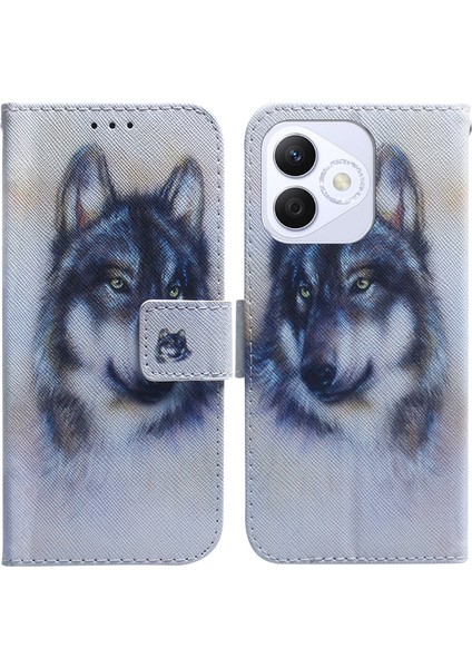 Honor X60I Için Renkli Çizim Pu Kılıf (Yurt Dışından)