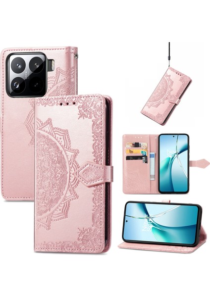 Xiaomi 15 Için Mandala Kabartmalı Kılıf (Yurt Dışından)