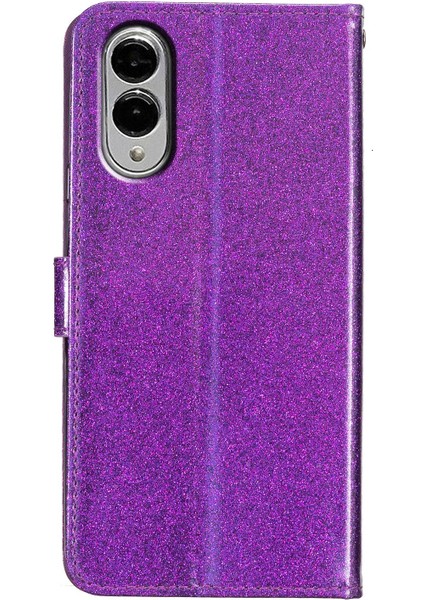 Samsung Galaxy S25 Edge 5g Için Glitter Powder Flip Deri Telefon Kılıfı (Yurt Dışından) indirimleri