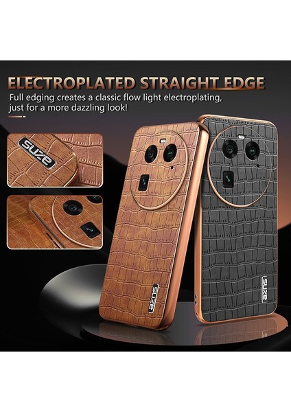 Oppo Find X6 Için Azns Timsah Dokulu Kılıf (Yurt Dışından) fiyatları