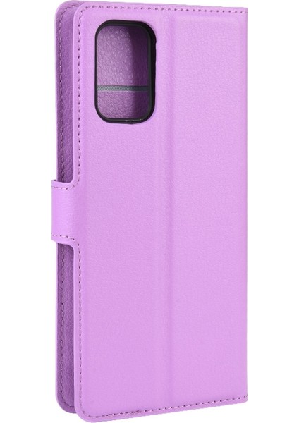 Galaxy S20 Fe Litchi Doku Çevirme Koruyucu Tpu Kılıf Için (Yurt Dışından) modelleri
