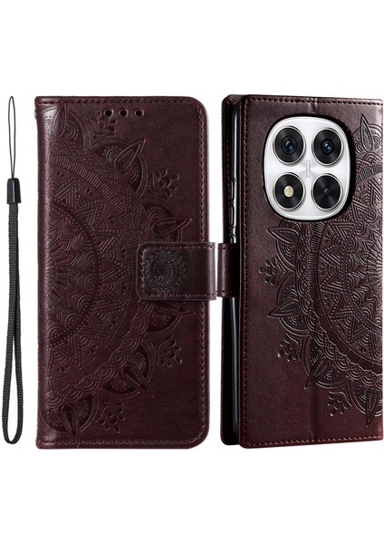 Redmi Note 14 Pro 4g Için Totem Kabartmalı Deri Kılıf (Yurt Dışından)