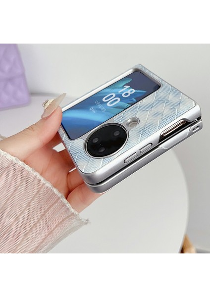 Oppo Find N3 Flip Için Renkli Dokuma Desenli Kılıf (Yurt Dışından) modelleri