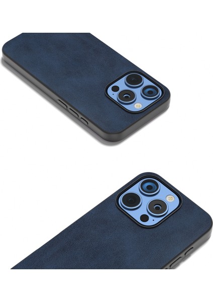 iPhone 16 Pro Için Siyah Kenarlı Dana Dokulu Pu Kılıf (Yurt Dışından) fırsatları