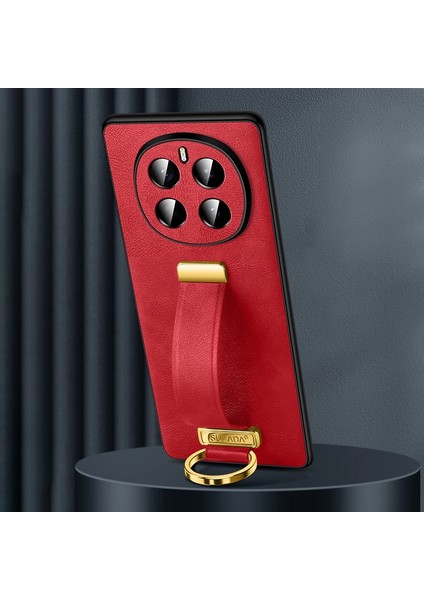 Honor Magic7 Için Sulada Pc Hibrit Pu Doku Telefon Kılıfı (Yurt Dışından)
