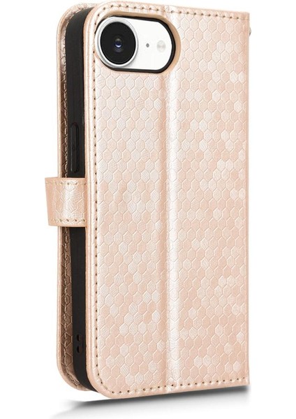 iPhone 16E Için Nokta Dokulu Deri Kılıf (Yurt Dışından) modelleri