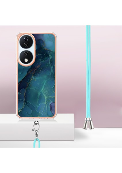 Honor X7B 4g / 5g Için Kordonlu Mermer Imd Kılıf (Yurt Dışından) modelleri