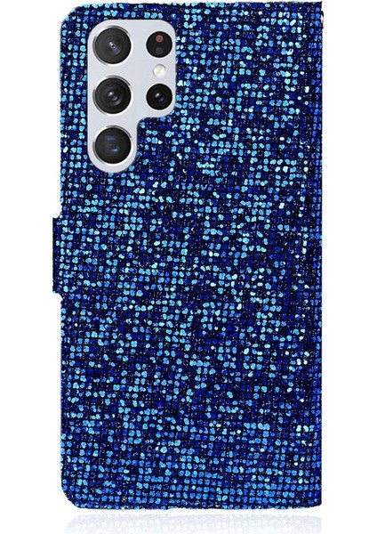 Samsung Galaxy S25 Ultra 5g Için Parıltılı Toz Deri Kılıf (Yurt Dışından) modelleri