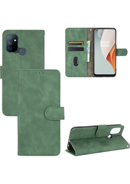 Oneplus Nord N100 Için Deri Fe Deri Kılıf (Yurt Dışından)