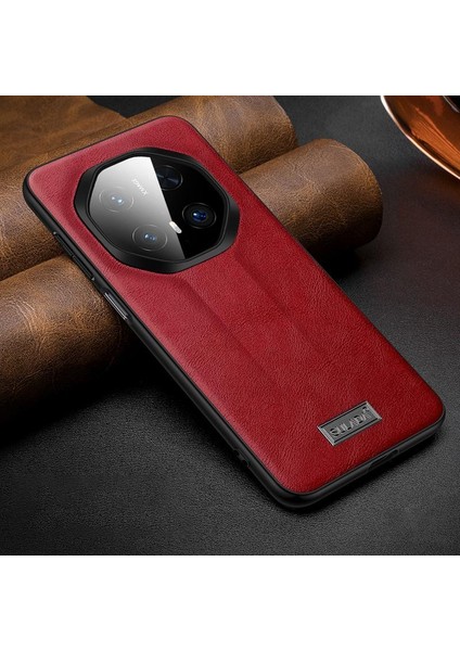 Huawei Mate 70 Rs Ultimate Için Tpu Hibrit Deri Kılıf (Yurt Dışından)