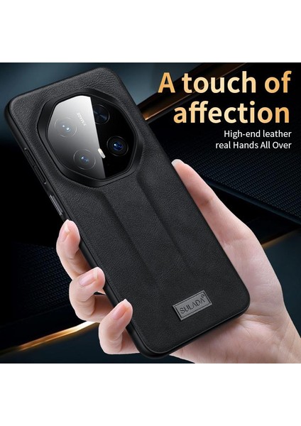 Huawei Mate 70 Rs Ultimate Için Tpu Hibrit Deri Kılıf (Yurt Dışından) modelleri
