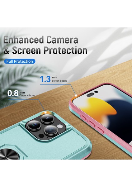 iPhone 16 Pro Için Tutuculu Pc + Tpu Kılıf (Yurt Dışından) modelleri