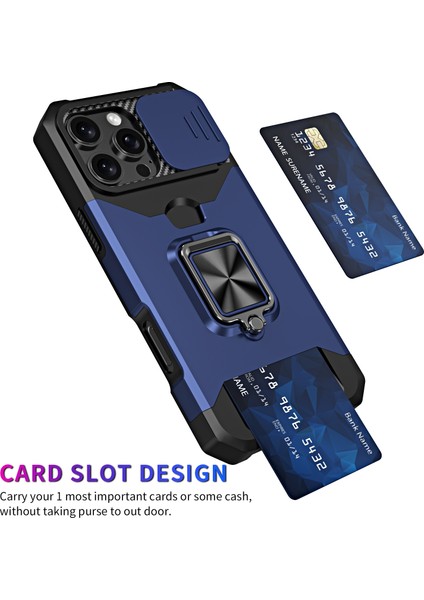 iPhone 16 Pro Için Kart Yuvası Pc+Tpu Telefon Kılıfı (Yurt Dışından) fiyatları