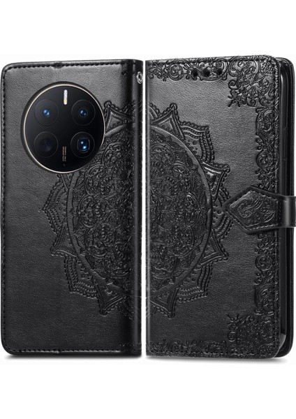 Huawei Mate 50 Pro Için Mandala Deri Kılıf (Yurt Dışından) fiyatları