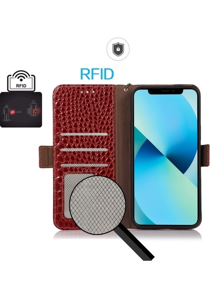 Honor Play 60 Plus / 200 Smart Için Timsah Dokulu Pu Kılıf (Yurt Dışından) fırsatları