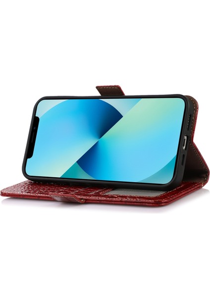 Honor Play 60 Plus / 200 Smart Için Timsah Dokulu Pu Kılıf (Yurt Dışından) indirimleri