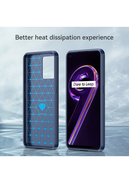 Realme 9 Için Fırçalanmış Doku Kılıfı (Yurt Dışından) modelleri