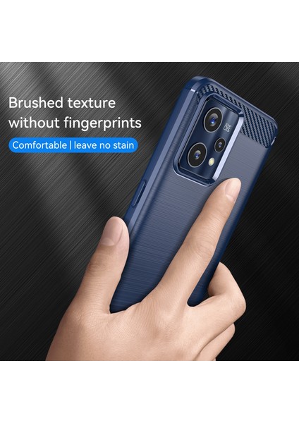 Realme 9 Için Fırçalanmış Doku Kılıfı (Yurt Dışından) fırsatları