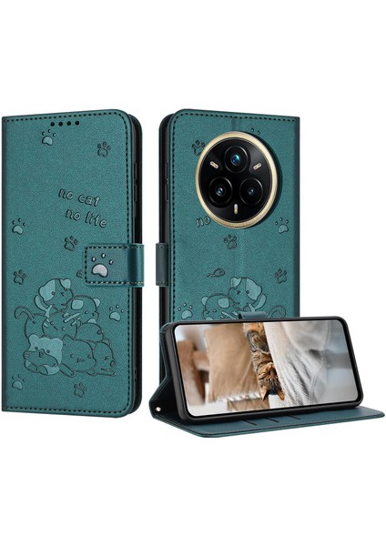 Realme 14 Pro+ Için Kabartmalı Yavru Pu Kılıf (Yurt Dışından)