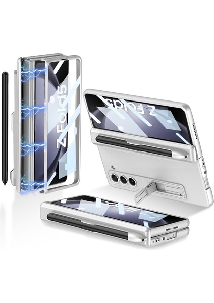Samsung Galaxy Z Fold5 Için Tam Kapsamlı Manyetik Kılıf (Yurt Dışından)