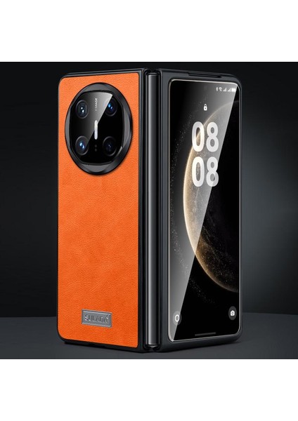 Huawei Mate X6 Için Sulada Tpu Hibrit Deri Kılıf (Yurt Dışından)