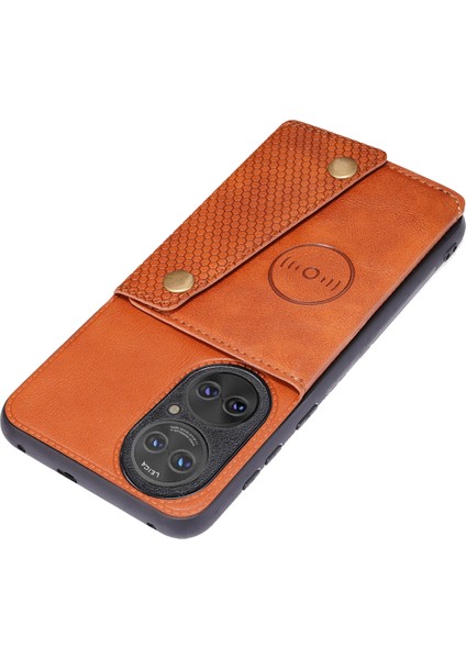 Huawei P50 Pro Için Kart Yuvası Pu+Tpu Kılıf (Yurt Dışından) indirimleri