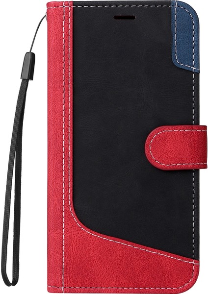 Realme C63 / C61 Global Için Üç Renkli Ekleme Pu Kılıf (Yurt Dışından) fiyatları