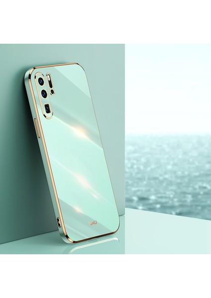 Huawei P30 Pro Için 6d Kaplama Altın Kenar Tpu Kılıf (Yurt Dışından)
