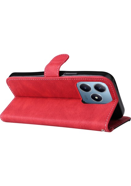 Realme C63 / C61 Global Için Üç Renkli Ekleme Pu Kılıf (Yurt Dışından) indirimleri