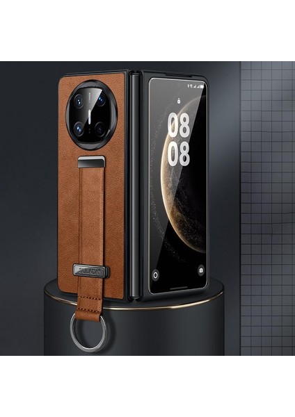 Huawei Mate X6 Için Sulada Pc Hibrit Pu Doku Kılıfı (Yurt Dışından)
