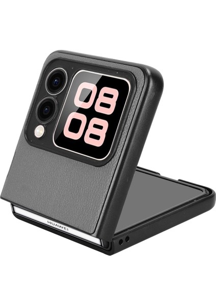 Huawei Nova Flip Için Litchi Doku Kart Yuvaları Telefon Kılıfı (Yurt Dışından) indirimleri