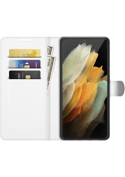 Samsung Galaxy S22 Ultra 5g Litchi Texture Flip Pu Kılıf Için (Yurt Dışından) modelleri