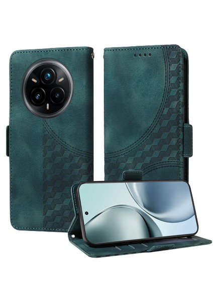 Realme 14 Pro+ Global Için Kabartmalı Pu Kılıf (Yurt Dışından)