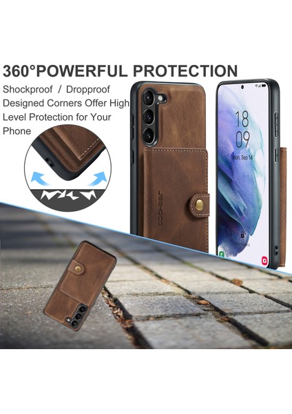 Samsung Galaxy S23+ 5g Için Jeehood Retro Manyetik Kılıf (Yurt Dışından) modelleri